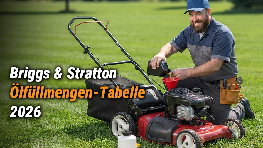 Briggs & Stratton Motoröl-Füllmenge: Tabelle für alle Modelle