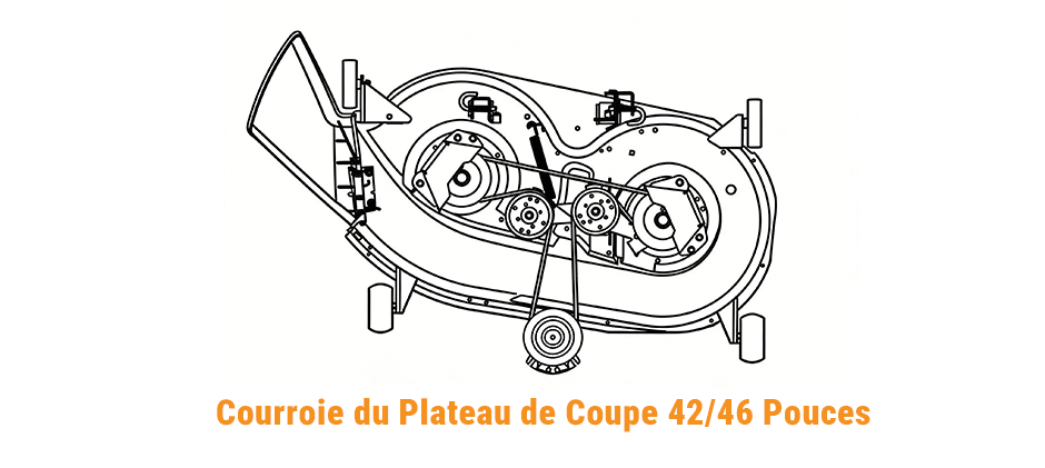 Craftsman 42/46 Inch Mower Deck Belt Diagram