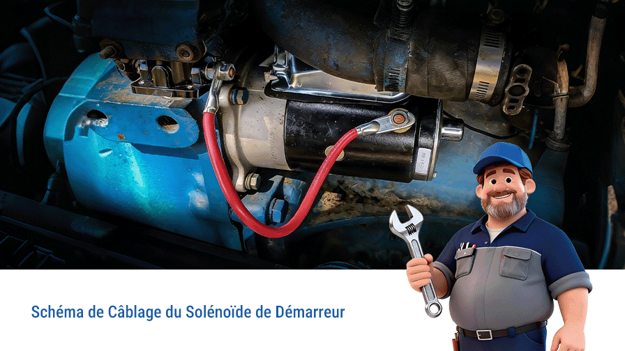 Schéma de Câblage du Solénoïde de Démarreur