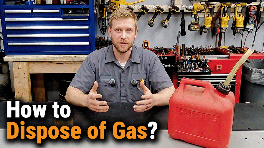 How to Dispose of Gas?