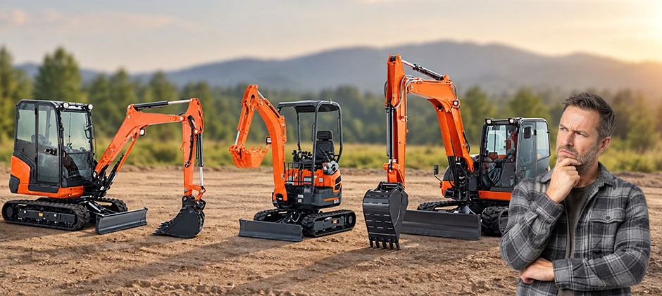 Kubota Mini Excavator Size