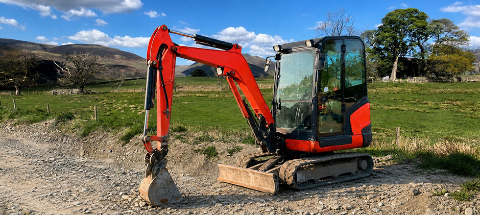 Kubota Mini Excavator Size 3