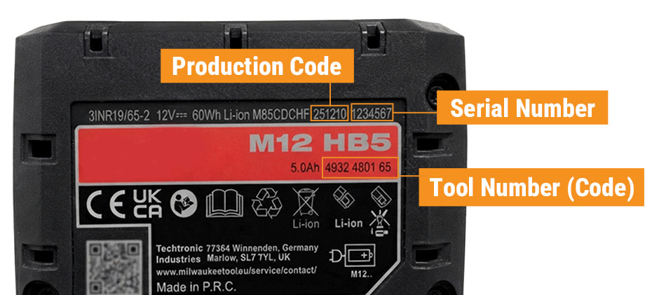 Milwaukee Battery Warranty Registration