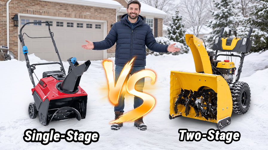 Single-Stage vs Two-Stage Snow Blower