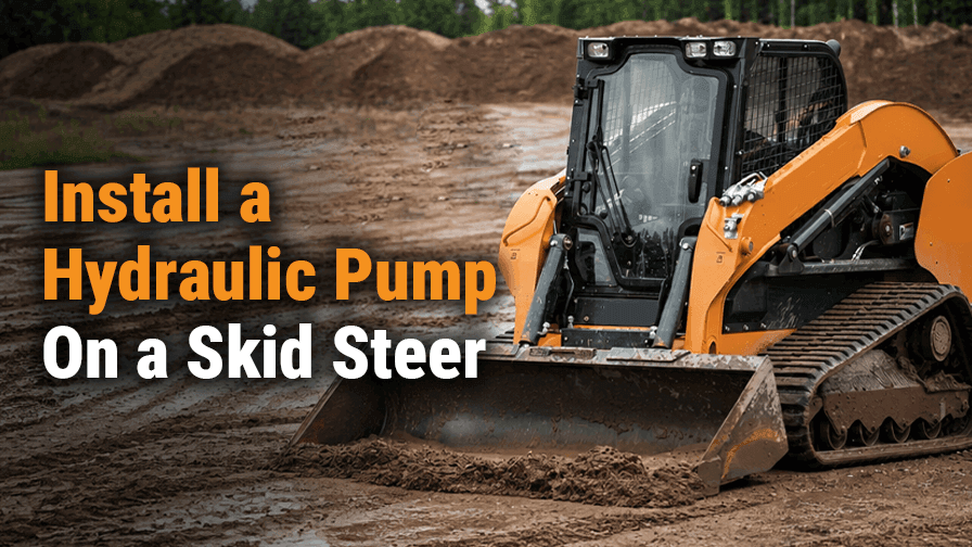How to Install a Hydraulic Pump on a Skid Steer?