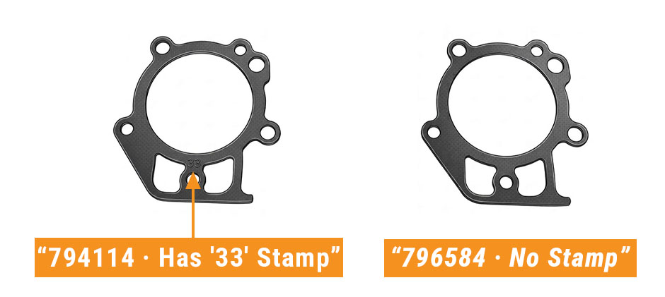 Briggs and Stratton Head Gasket 794114 vs. 796584