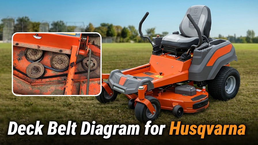 Husqvarna Deck Belt Diagram by Model and Deck Size