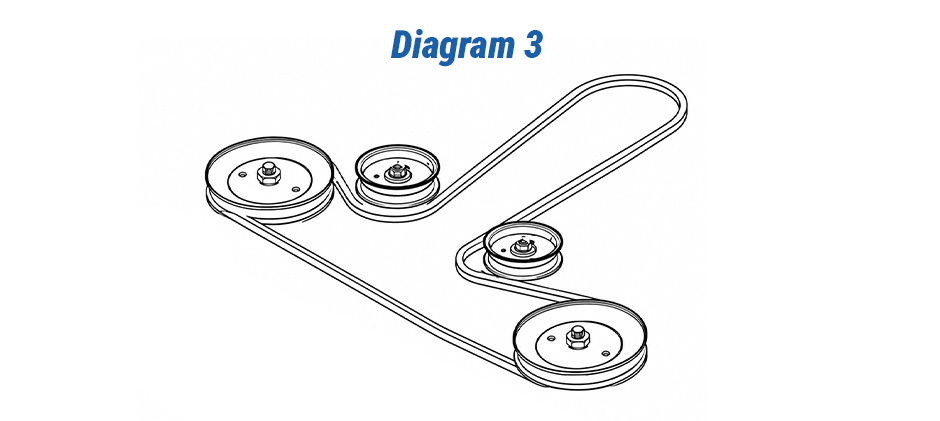 Husqvarna deck belt diagram for YTH18542
YTH21K46
YTH22V46
