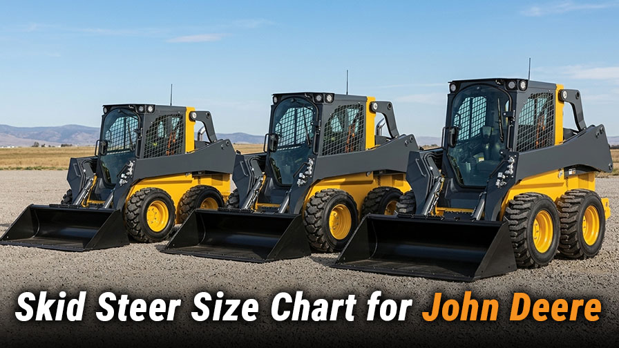 John Deere Skid Steer Size Chart: Models, Specs, and How to Choose