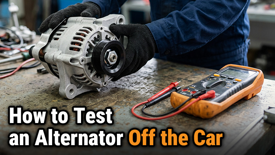 How to Test an Alternator Off the Car With a Multimeter