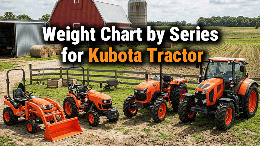 Kubota Tractor Weights: Complete Chart by Series and Model