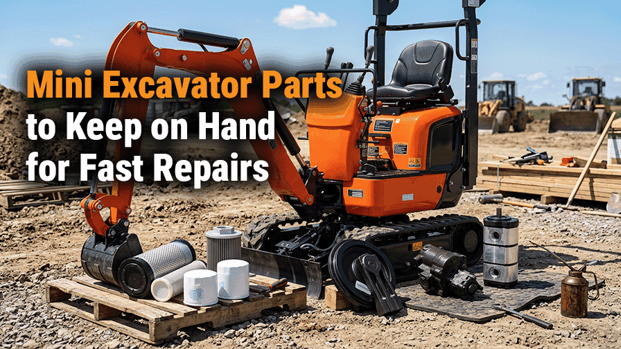 Mini Excavator Parts Worth Keeping Close for Quick Repairs