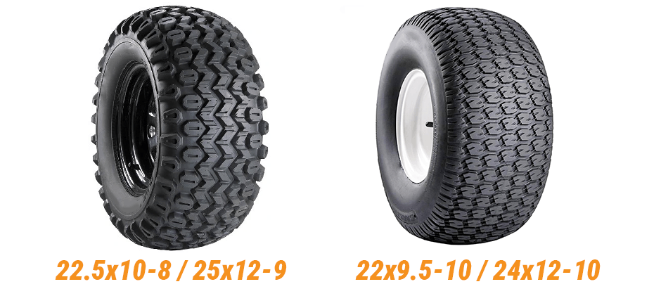 John Deere Gator Tire Size